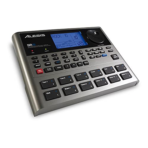 Alesis SR-18 Standalone drummachine van studiokwaliteit met ingebouwde geluidsbibliotheek, prestatiegerichte I/O en ingebouwde effecten/processors