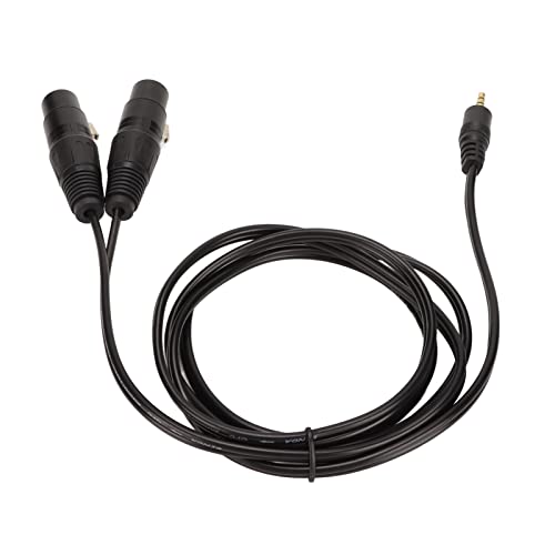 HEITIGN 3,5 Mm Naar Dubbele Xlr-kabel 1/8 Inch Naar Dubbele Xlr-stereokabel 3,5 Mm Naar Dubbele Xlr-stereokabel 5 Voet Plug-and-play 1/8 Inch Mannelijke Naar Dubbele Xlr Vrouwelijke