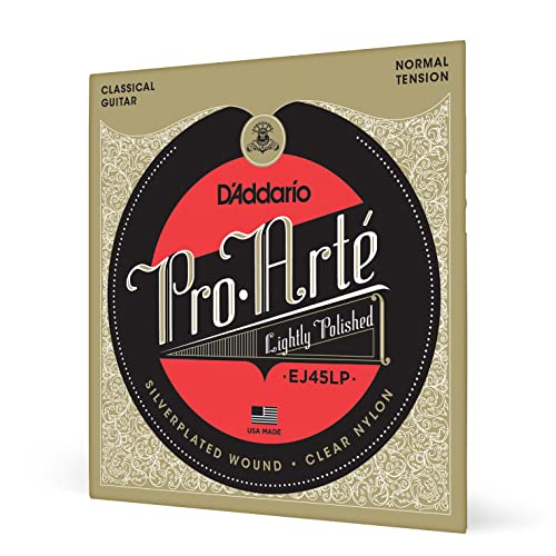 D'Addario EJ45LP Pro-Arte gitaarsnaren concertgitaar   akoestische gitaar snaren   klassieke gitaarsnaren   EJ45LP Pro-Arte set nylon snaren voor concertgitaar normale Tension