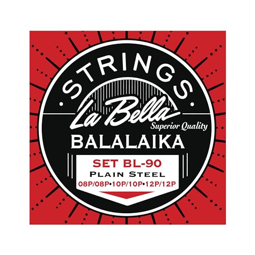 La Bella Balalaika-snaren, staal, 3 stuks