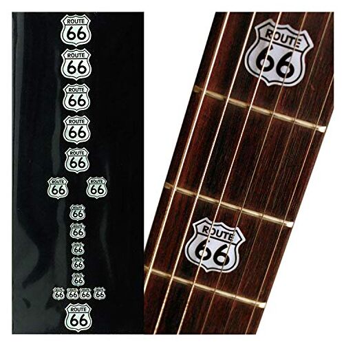 Inlaystickers Inlay Sticker Fret Markers voor Gitaren & Bas Route 66