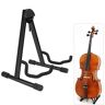 AYNEFY Cello Stand, Verstelbare Folding Cello Stand A Frame Staal Cello Ondersteuning Rack Cello Display Rack Dubbele Bass Stand