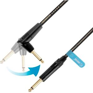 5 STAR IPPR 0300 FLIPJACK Instrument kabel, Palmer Adam Hall FLIPJACK, Rechte & schuine jack, 3 m, zwart 5 STAR IPPR 0300 FLIPJACK Instrument kabel, Palmer Adam Hall FLIPJACK, Rechte & schuine jack, 3 m, zwart