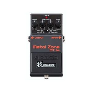Boss MT-2W Metal Zone WAZA Craft, standard en custom mode en krachtige driebands EQ Boss MT-2W Metal Zone WAZA Craft, standard en custom mode en krachtige driebands EQ