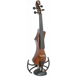 Gewa elektrische viool, elektronische viool, Novita 3.0 3.0 goudbruin met adapter voor schoudersteunen, 4-snarig Gewa elektrische viool, elektronische viool, Novita 3.0 3.0 goudbruin met adapter voor schoudersteunen, 4-snarig