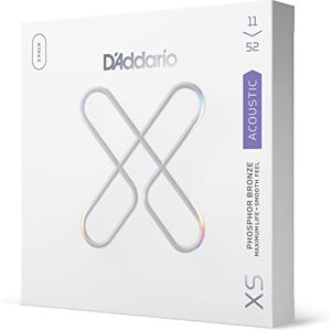 D'Addario XS Akoestische Gitaarsnaren, Fosforbrons, Licht, 12-53, 3-Pack D'Addario XS Akoestische Gitaarsnaren, Fosforbrons, Licht, 12-53, 3-Pack