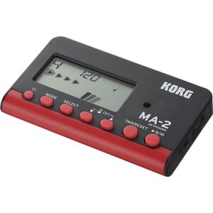 Korg MA-2 LCD Pocket Digital Metronome in Black/Red Korg MA-2 LCD Pocket Digital Metronome in Black/Red