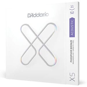 D'Addario XS Akoestische Gitaarsnaren, Fosforbrons, Custom Licht, 11-52 D'Addario XS Akoestische Gitaarsnaren, Fosforbrons, Custom Licht, 11-52
