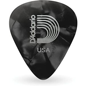 D'Addario Planet Waves 1CBKP4-25 Picks Pearl Celluloid Picks Black Pearl 25 Picks Standaard Vorm in Medium D'Addario Planet Waves 1CBKP4-25 Picks Pearl Celluloid Picks Black Pearl 25 Picks Standaard Vorm in Medium