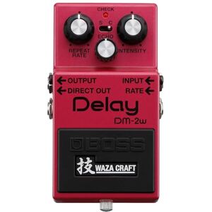 Boss DM-2W Delay Premium Waza Craft Gitaareffectpedaal met Analoge Circuits Authentieke Reproductie van de Vintage DM-2 Delay Standaard & Gepersonaliseerde Speelmodi Boss DM-2W Delay Premium Waza Craft Gitaareffectpedaal met Analoge Circuits Authentieke Reproductie van de Vintage DM-2 Delay Standaard & Gepersonaliseerde Speelmodi