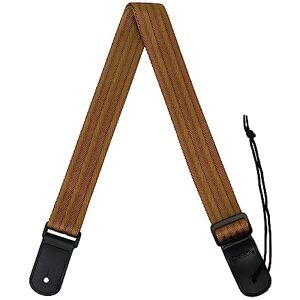 CASCHA HH 2203 Ukelele-riem, verstelbaar, lengte 76 cm tot 139 cm, individueel instelbaar, robuuste ukelele-riem voor kinderen, volwassenen, zeer aangenaam, comfortabel te dragen, nylon riem, bruin CASCHA HH 2203 Ukelele-riem, verstelbaar, lengte 76 cm tot 139 cm, individueel instelbaar, robuuste ukelele-riem voor kinderen, volwassenen, zeer aangenaam, comfortabel te dragen, nylon riem, bruin