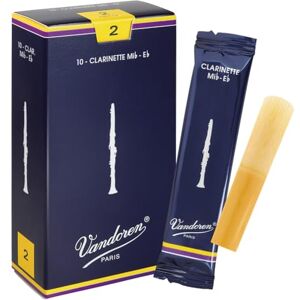 Vandoren CR112, doos met 10 kanalen voor Mib-klarinet Eb Vandoren CR112, doos met 10 kanalen voor Mib-klarinet Eb