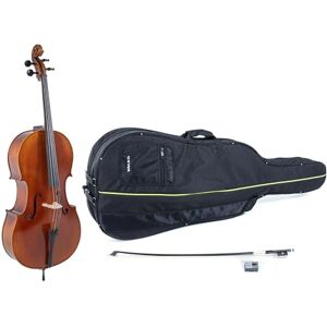 Gewa cello, celloset serie Allegro VC1-7/8 speelklaar, incl. tas, carbon strijkstok, Larsen Aurora snaren Gewa cello, celloset serie Allegro VC1-7/8 speelklaar, incl. tas, carbon strijkstok, Larsen Aurora snaren