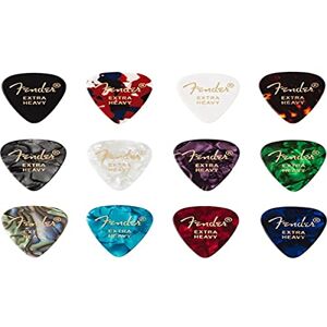 Fender © 351 Celluloid Medley Picks, XH (12 stuks) Fender © 351 Celluloid Medley Picks, XH (12 stuks)