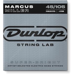 Dunlop Marcus Super Bright Bass Strings 4-String Set Snarenset voor 4-string basgitaar Dunlop Marcus Super Bright Bass Strings 4-String Set Snarenset voor 4-string basgitaar
