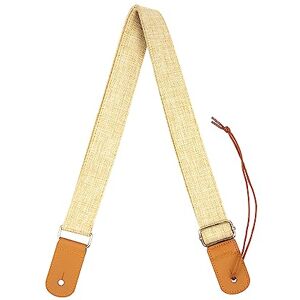 CASCHA Ukelele-riem verstelbaar, lengte 76 cm tot 139 cm, individueel instelbaar, voor kinderen en volwassenen, zeer aangenaam en comfortabel om te dragen, riem, ukelele katoen, beige CASCHA Ukelele-riem verstelbaar, lengte 76 cm tot 139 cm, individueel instelbaar, voor kinderen en volwassenen, zeer aangenaam en comfortabel om te dragen, riem, ukelele katoen, beige