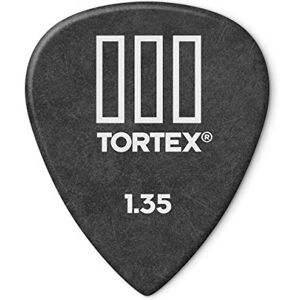 Dunlop Tortex T3 gitaarplectrum/plectrums met scherpe punt 12 stuks 1,35 mm Dunlop Tortex T3 gitaarplectrum/plectrums met scherpe punt 12 stuks 1,35 mm