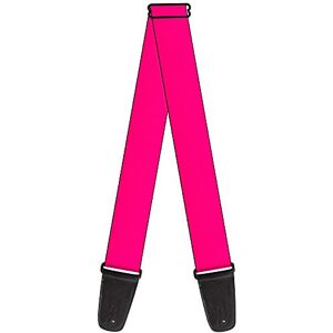 Buckle-Down GS-W31415 gitaarband, neonroze, 2" breed 29-54" lengte Buckle-Down GS-W31415 gitaarband, neonroze, 2" breed 29-54" lengte