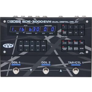 Boss SDE-3000EVH Special Edition Eddie Van Halen Dual Digital Delay Pedaal 8 Authentieke EVH Presets 2 Ingebouwde SDE-3000 Delay Pedalen Boots Eddie's Wet/Dry/Wet Rig Boss SDE-3000EVH Special Edition Eddie Van Halen Dual Digital Delay Pedaal 8 Authentieke EVH Presets 2 Ingebouwde SDE-3000 Delay Pedalen Boots Eddie's Wet/Dry/Wet Rig