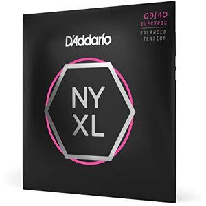D'Addario Gitaarsnaren NYXL Elektrische Gitaarsnaren NYXL0940BT Ongeëvenaarde sterkte, stemstabiliteit, verbeterd middenbereik Voor 6-snarige gitaren 09-40 Super Light Balanced Tension D'Addario Gitaarsnaren NYXL Elektrische Gitaarsnaren NYXL0940BT Ongeëvenaarde sterkte, stemstabiliteit, verbeterd middenbereik Voor 6-snarige gitaren 09-40 Super Light Balanced Tension