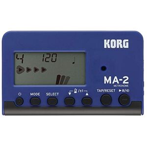 Korg MA2-BLBK LCD Pocket Digital Metronome Black & Blue Korg MA2-BLBK LCD Pocket Digital Metronome Black & Blue
