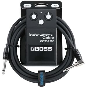 Boss BIC-10A Series Instrumentkabel Rechte naar Haakse ¼-Inch Connectoren 10ft./3m Lengte Hoogwaardige Kabels voor Gitaar, Basgitaar en Meer Stille Werking & Duurzaam Zwart Boss BIC-10A Series Instrumentkabel Rechte naar Haakse ¼-Inch Connectoren 10ft./3m Lengte Hoogwaardige Kabels voor Gitaar, Basgitaar en Meer Stille Werking & Duurzaam Zwart