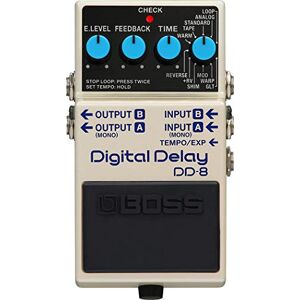 Boss DD-8 Digital Delay Pedal, divers klankbereik en maximale delay power, mono- of stereo-opstelling met elf modi Boss DD-8 Digital Delay Pedal, divers klankbereik en maximale delay power, mono- of stereo-opstelling met elf modi