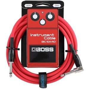 Boss BIC-10A Series Instrumentkabel Rechte naar Haakse ¼-Inch Connectoren 10ft./3m Lengte Hoogwaardige Kabels voor Gitaar, Basgitaar en Meer Stille Werking & Duurzaam Rood Boss BIC-10A Series Instrumentkabel Rechte naar Haakse ¼-Inch Connectoren 10ft./3m Lengte Hoogwaardige Kabels voor Gitaar, Basgitaar en Meer Stille Werking & Duurzaam Rood