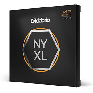 D'Addario Gitaarsnaren NYXL Elektrische Gitaarsnaren NYXL1059 Ongeëvenaarde Kracht, Stabiliteit bij het Stemmen, Verbeterde Mid-Range Voor 7-Snarige Gitaren 10-59 Regular Light 7-Snarig D'Addario Gitaarsnaren NYXL Elektrische Gitaarsnaren NYXL1059 Ongeëvenaarde Kracht, Stabiliteit bij het Stemmen, Verbeterde Mid-Range Voor 7-Snarige Gitaren 10-59 Regular Light 7-Snarig