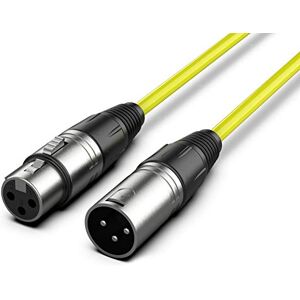 Audibax Zilveren XLR Kabel 6m - XLR Kabel Audibax Zilveren XLR Kabel 6m - XLR Kabel