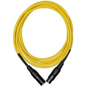 CASCHA Standaard Line Microfoonkabel (XLR), geel, 3m CASCHA Standaard Line Microfoonkabel (XLR), geel, 3m