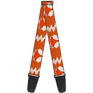 Buckle-Down Gitaarband Fox Face Tail Oranje Natuurlijk 2 Inch Breed (GS-W30669) Buckle-Down Gitaarband Fox Face Tail Oranje Natuurlijk 2 Inch Breed (GS-W30669)
