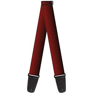 Buckle-Down GS-W32205 Gitaarband Verticale Strepen Overgang Zwart Rood 2 Inch Breed Buckle-Down GS-W32205 Gitaarband Verticale Strepen Overgang Zwart Rood 2 Inch Breed