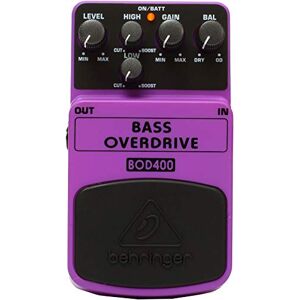 Behringer BOD400 Authentiek overdrive effectpedaal met buizengeluid Behringer BOD400 Authentiek overdrive effectpedaal met buizengeluid