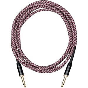 CASCHA Professionele Line Gitaarkabel, Recht, Tweed Red, 6m CASCHA Professionele Line Gitaarkabel, Recht, Tweed Red, 6m
