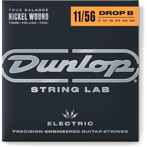 Dunlop Performance+ Snaren voor Elektrische Gitaar 11-56 Drop B Dunlop Performance+ Snaren voor Elektrische Gitaar 11-56 Drop B
