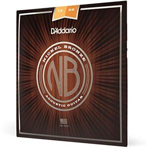 D'Addario NB1256 12-56 Nickel Bronze Acoustic Light Top/Medium Bottom Akoestische gitaarsnaren D'Addario NB1256 12-56 Nickel Bronze Acoustic Light Top/Medium Bottom Akoestische gitaarsnaren