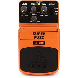 Behringer SF300 3-Mode Effectenpedaal, Fuzz Distortion Behringer SF300 3-Mode Effectenpedaal, Fuzz Distortion