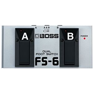 Boss FS-6 Dual Voetschakelaar voor Tijdelijke AAN/UIT bediening van je Muziekinstrument, Effecten & Meer Schakelfuncties met je Voet Compatibel met Gitaar Keyboard Boss FS-6 Dual Voetschakelaar voor Tijdelijke AAN/UIT bediening van je Muziekinstrument, Effecten & Meer Schakelfuncties met je Voet Compatibel met Gitaar Keyboard