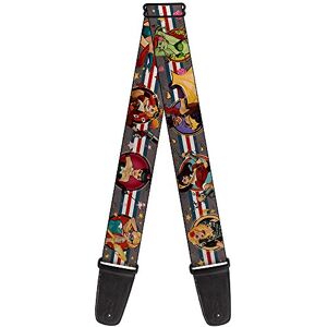 Buckle-Down GS-WJL032 Gitaarband DC Bombshell Pin-Up Girls, 2" breed en 29-54" lengte Buckle-Down GS-WJL032 Gitaarband DC Bombshell Pin-Up Girls, 2" breed en 29-54" lengte