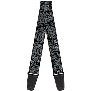 Buckle-Down Gitaarband Bandana Schedels Zwart Zilver 2 Inch Breed (GS-W32818) Buckle-Down Gitaarband Bandana Schedels Zwart Zilver 2 Inch Breed (GS-W32818)