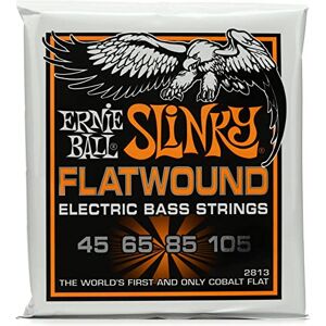Ernie Ball Hybrid Slinky Flatwound snaren voor elektrische basgitaar 45-105 gauge Ernie Ball Hybrid Slinky Flatwound snaren voor elektrische basgitaar 45-105 gauge