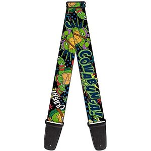 Buckle-Down Teenage Mutant Ninja Turtles Ninja Turtles Pose12 Cowabunga Pop Art, 2 Inch Brede Gitaarband (GS-WNT062) Buckle-Down Teenage Mutant Ninja Turtles Ninja Turtles Pose12 Cowabunga Pop Art, 2 Inch Brede Gitaarband (GS-WNT062)