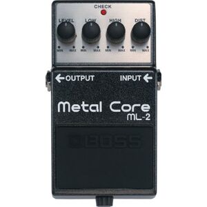 Boss ML-2 Metal Core Extreme Metal in a Compact Pedal Boss ML-2 Metal Core Extreme Metal in a Compact Pedal