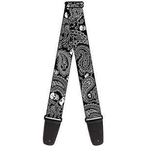 Buckle-Down Gitaar Strap Bandana Schedels Zwart Wit 2 Inch Breed (GS-W30203) Buckle-Down Gitaar Strap Bandana Schedels Zwart Wit 2 Inch Breed (GS-W30203)