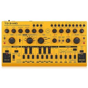 Behringer TD-3-MO-AM "Modded Out" Analoge Bass Line Synthesizer met VCO, MIDI-bestuurbare VCF en Sub-Harmonics Oscillator Behringer TD-3-MO-AM "Modded Out" Analoge Bass Line Synthesizer met VCO, MIDI-bestuurbare VCF en Sub-Harmonics Oscillator