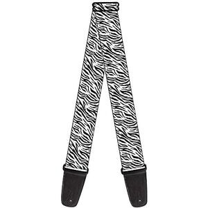 Buckle-Down Gitaarriem 2" breed 29-54" lengte zebra 2 wit Buckle-Down Gitaarriem 2" breed 29-54" lengte zebra 2 wit