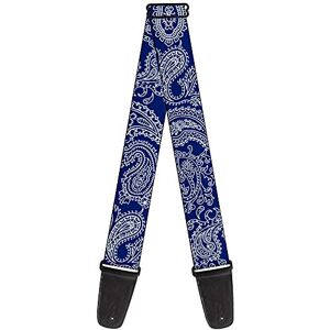 Buckle-Down GS-W34292 Gitaarband Paisley Blauw/Wit 2" Breed 29-54" Lengte Buckle-Down GS-W34292 Gitaarband Paisley Blauw/Wit 2" Breed 29-54" Lengte