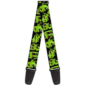 Buckle-Down GS-W32631 Gitaarband Zombie Expressions Zwart Groen Rood, Veelkleurig, 1"*54"*2 Buckle-Down GS-W32631 Gitaarband Zombie Expressions Zwart Groen Rood, Veelkleurig, 1"*54"*2