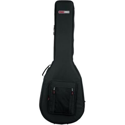 Gator Cases GL-AC-BASS Lichtgewicht polyfoam gitaarkoffer voor akoestische basgitaren Gator Cases GL-AC-BASS Lichtgewicht polyfoam gitaarkoffer voor akoestische basgitaren